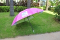 Revestida de plata colores calidad superior protección UV paraguas de Golf