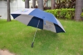 Calidad superior publicidad Auto abrir dos paraguas plegable