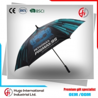 Logo de paraguas promocionales UV recto más barato