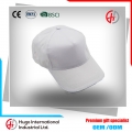 Gorra de béisbol de algodón en blanco blanco caliente de la venta insignia de encargo