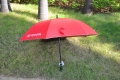 Promoción China diseño su propio paraguas recto con Logo