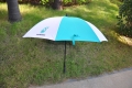Precio barato personalizado pongis protección UV paraguas de palo