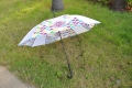 Buena calidad al aire libre Plaza de publicidad en forma de paraguas