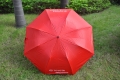 Chino madera mango paraguas del doblez rojo 2