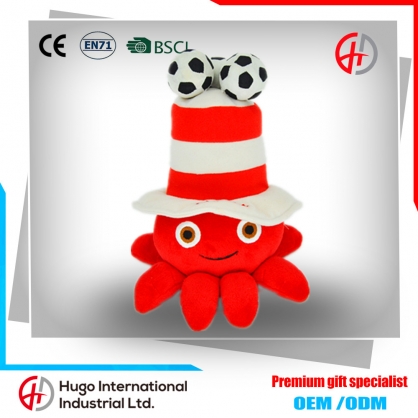 Soccer Ball Octopus Stuffed Plush Toy