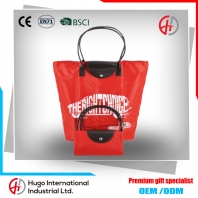 Folding Tote PVC Shopping Bag Logo